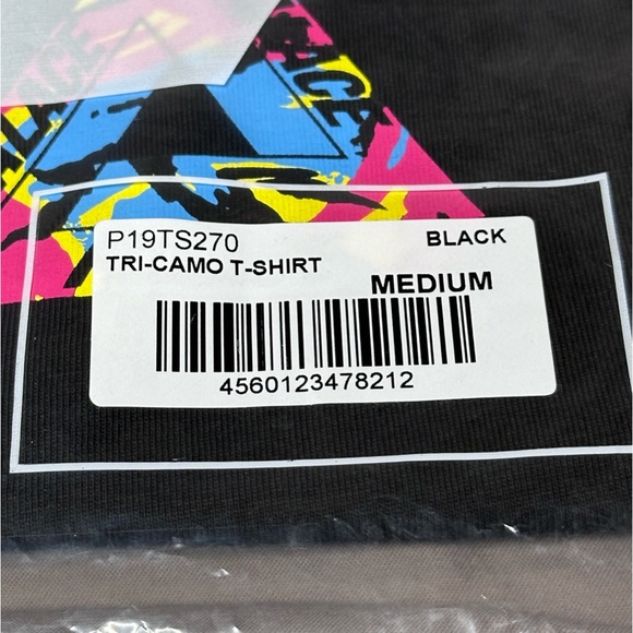 NWT 2020 PALACE TRI-CAMO MENS MEDIUM BLACK DEADSTOCK IN RETAIL ZIP-LOC - Picture 3 of 4